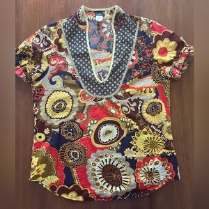 J.Crew San Remo Print Top